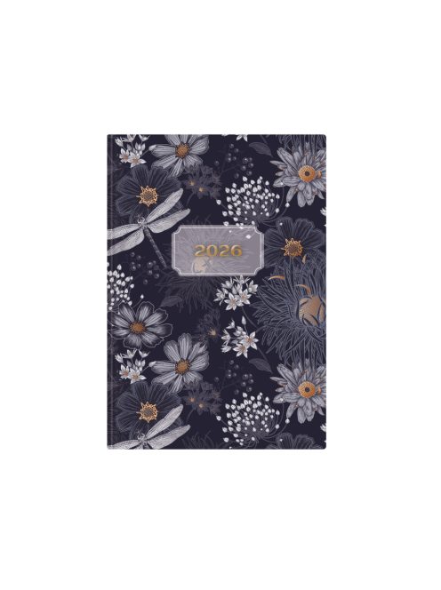 Joy A5 heti határidőnapló szitakötő - 2026