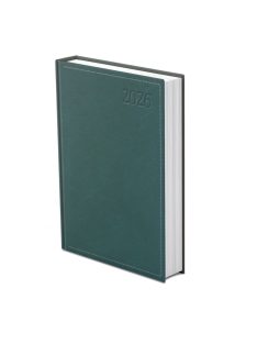 Traditional B5 napi határidőnapló zöld - 2026
