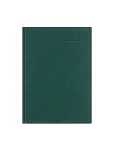 Traditional B5 napi határidőnapló zöld - 2026