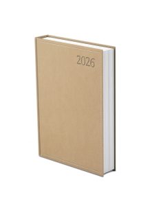 Traditional B5 napi határidőnapló bézs - 2026