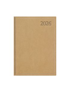 Traditional B5 napi határidőnapló bézs - 2026