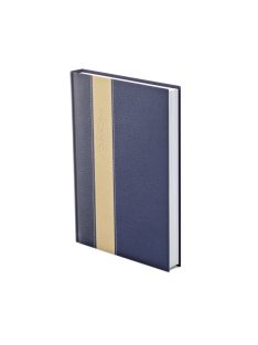 Fashion A5 napi határidőnapló kék-bézs-kék - 2026