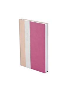   Fashion A5 napi határidőnapló rózsa-fehér-mályva - 2026