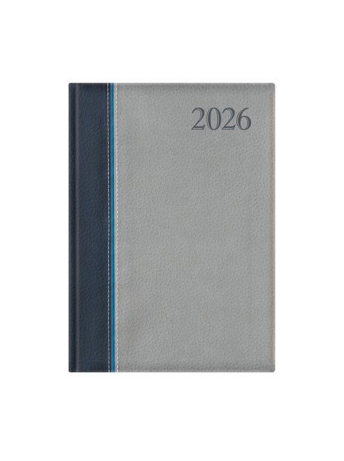 Groovy A5 napi határidőnaplóó kék-kék-szürke - 2026