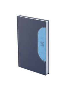 Kredo A5 napi határidőnapló kék-világoskék - 2026