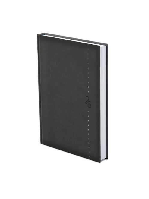 Linea A5 napi határidőnapló sötétszürke - 2026