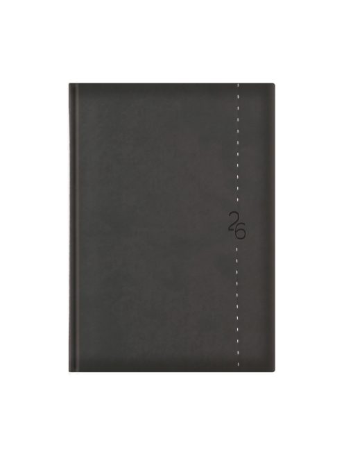 Linea A5 napi határidőnapló sötétszürke - 2026