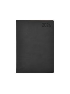 Madeira A5 napi határidőnapló fekete-bordó - 2026