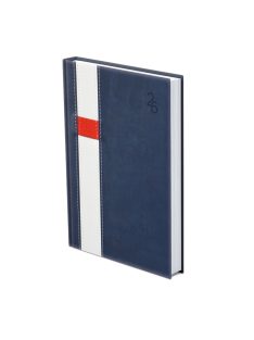 Vario A5 napi határidőnapló kék-fehér - 2026