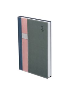Vario A5 napi határidőnapló kék-rózsa-szürke - 2026