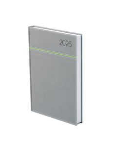 Young A5 napi határidőnapló szürke-zöld - 2026