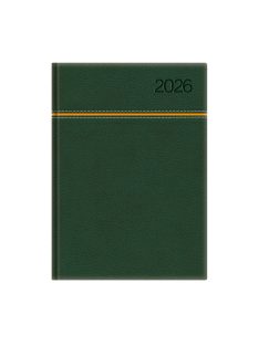 Young A5 napi határidőnapló zöld-narancs - 2026