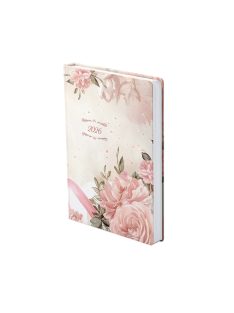 Joy B6 napi határidőnapló rózsaszín - 2026