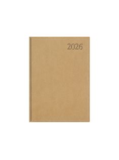 Traditional B6 napi határidőnapló bézs - 2026