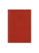 Wide A4 napi határidőnapló bordó - 2026