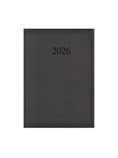 Wide A4 napi határidőnapló fekete - 2026