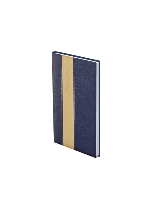 Fashion álló zsebnaptár kék-bézs-kék - 2026