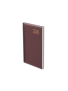 Uni álló zsebnaptár bordó - 2026