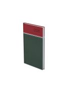 Young álló zsebnaptár bordó-fehér-zöld - 2026