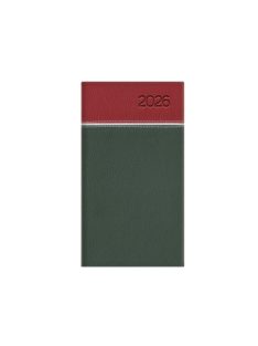 Young álló zsebnaptár bordó-fehér-zöld - 2026